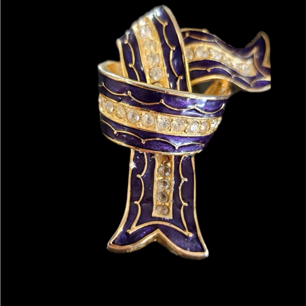 Joan Rivers Ribbon Brooch - Picture 3 of 5